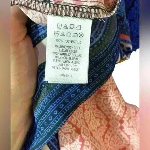 Adrianne Vittanini Womens Geometric Print Shift Dress Size 6 - Picture 6 of 9